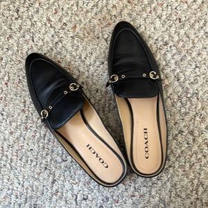 Coach mules size 10
